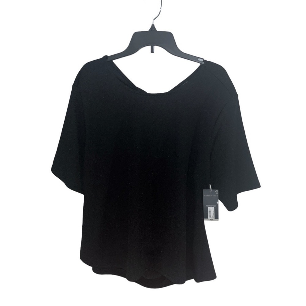 NWT Worthington Short Sleeve Twist Back